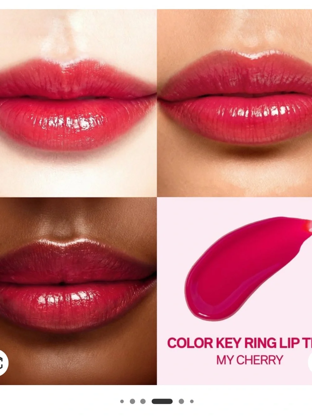 I'm Meme Color Key Ring Water Gel Tint — Pink & Mint